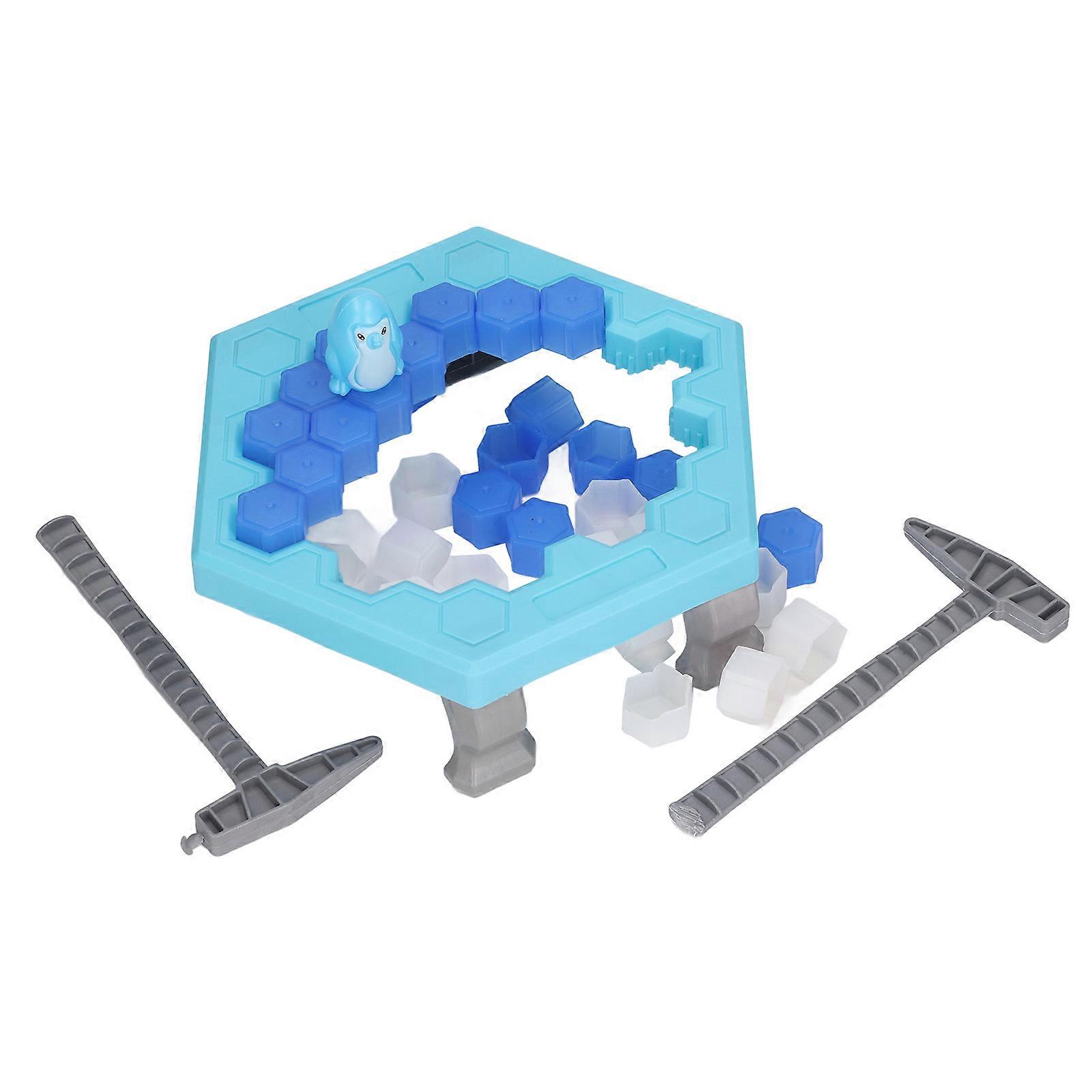 Ice Breaking Board Game Improve Coordination Interactive Block Knocking Table Toy L Size