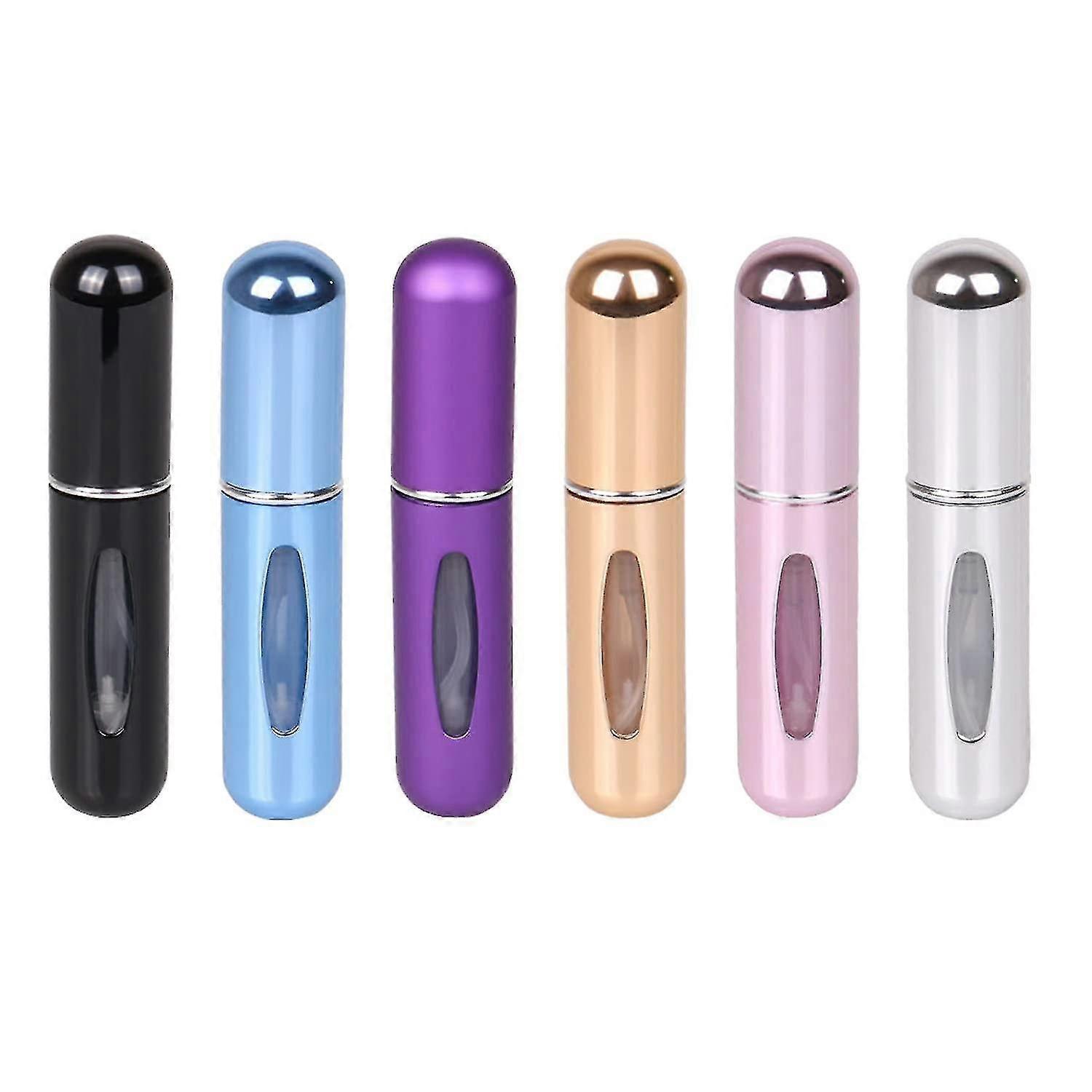 6pcs 5ml Mini Perfume Travel Refillable, Portable Perfume Atomizer, Spray Atomizer Perfume Bottle