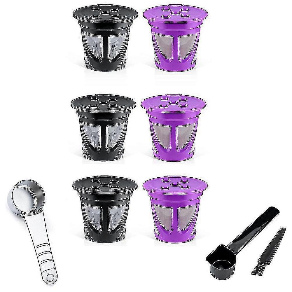 6pack Reusable K Cups, For Keurig Coffee Maker, Coffee Capsules Cup