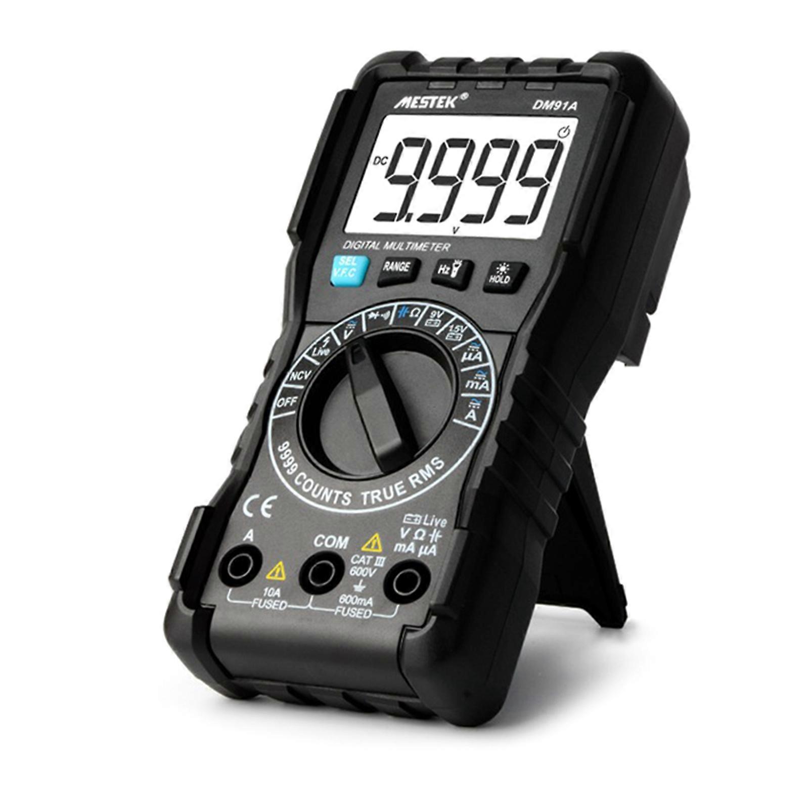 Digital Multimeter 2000 Counts Manual Range AC/for DC Voltage Current Capacitanc