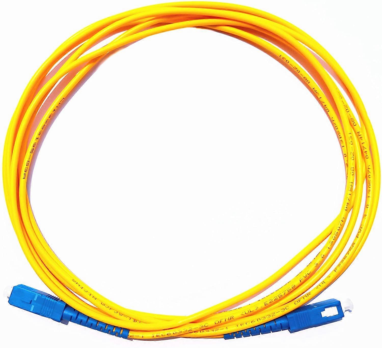 SC SC Cble monomode Patch  fibre optique SC vers SC Connecteur optique 3m 5m 10m 15m (10M)
