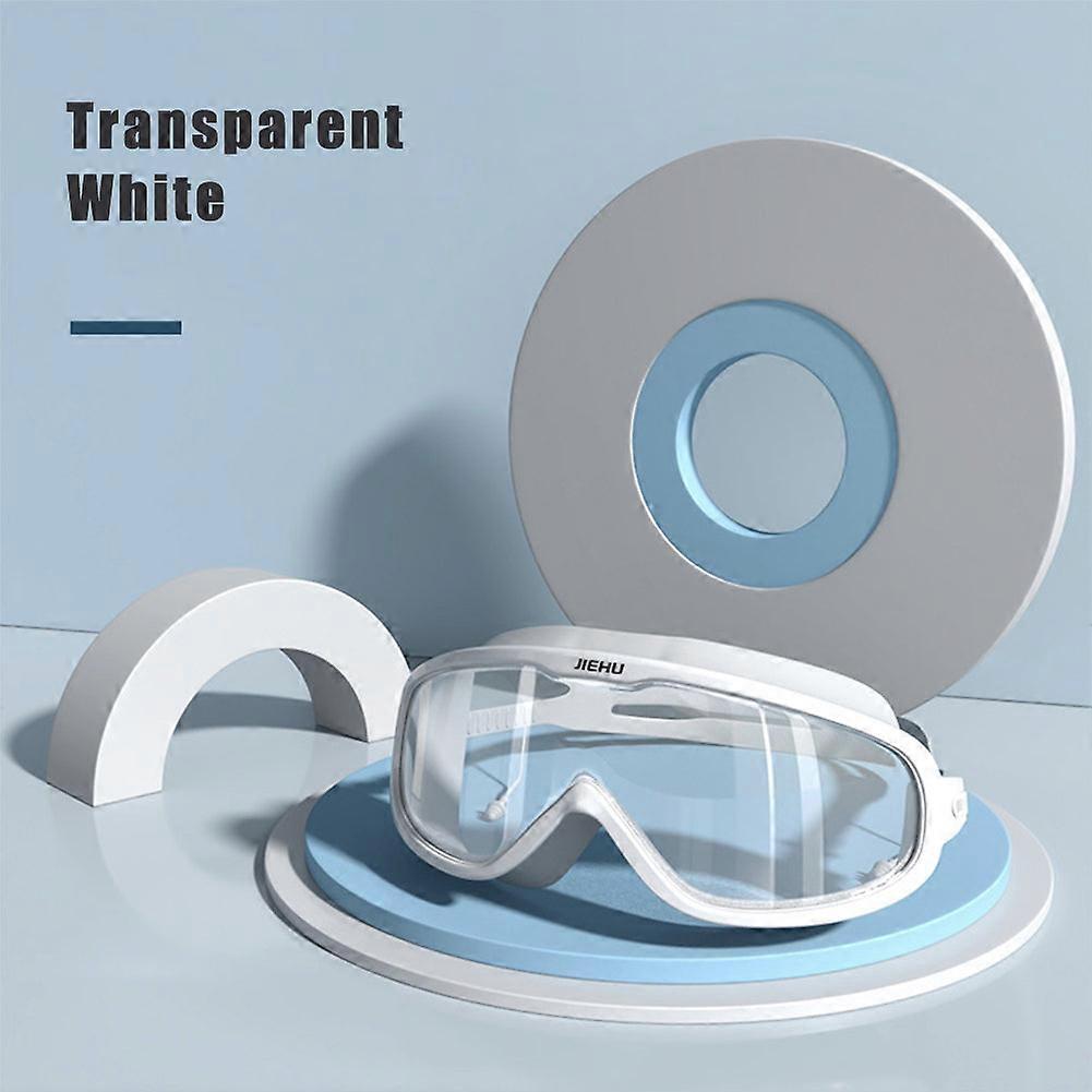 Swimming Goggles Adults Waterproof Large Frame Swim Diving Mask Eyewear UV Anti Fog Adjustable Pool -1.0~-8.0 Anti Fog Glasses