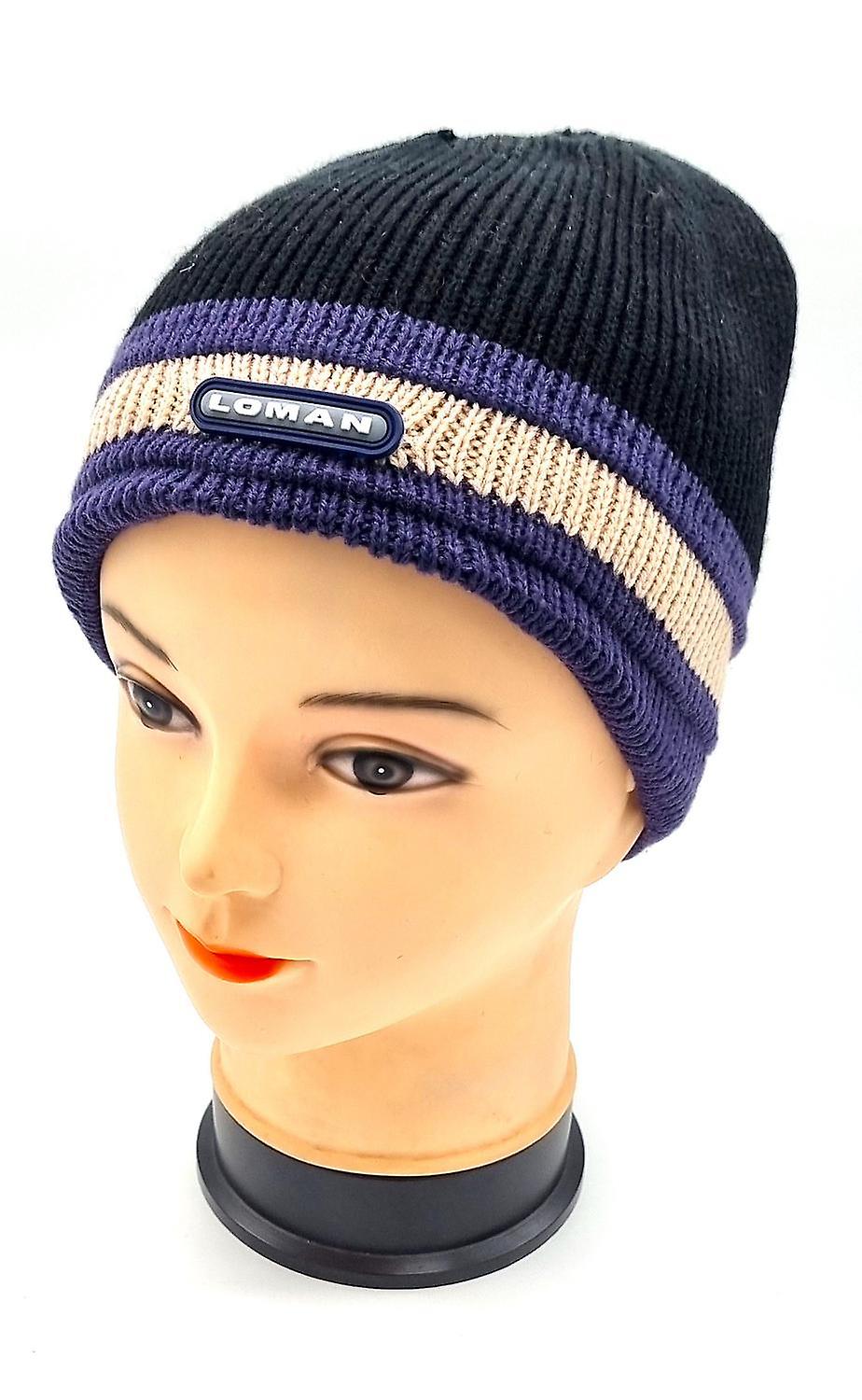 Loman black and blue cap 