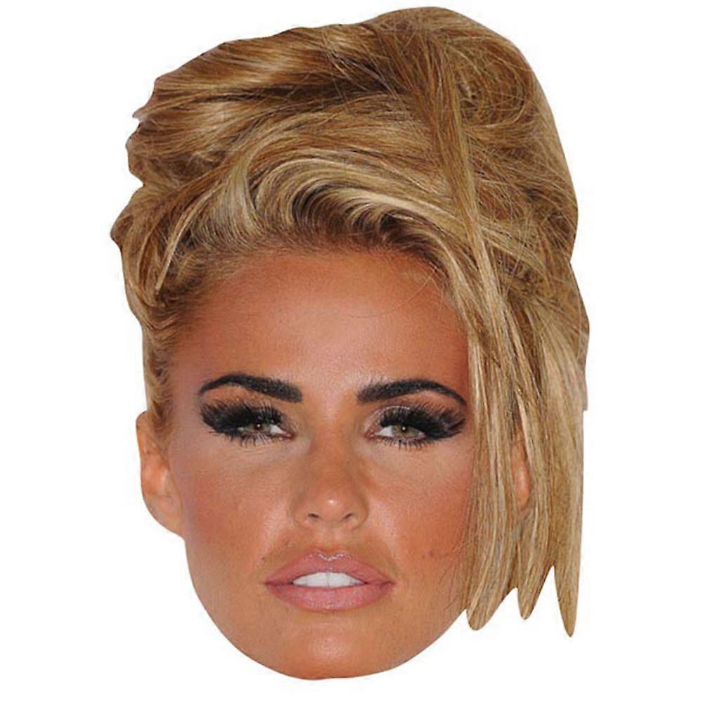 Katie Price Celebrity Mask, Flat Card Face