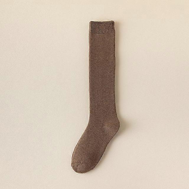 נשים גרביים גרבי עגל קטיפה מעובה טרי גרביים חמים ילדים' s גרבי צינור בינוני ins גרבי צינור גבוה כותנה שמח שחור