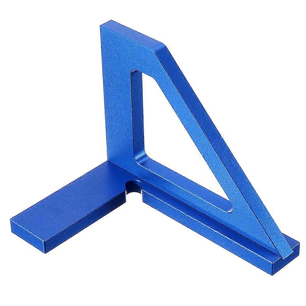 100% New Upgraded Aluminum Alloy Multipurpose Woodworking Scribing Ruler 3D Miter Angle Marker T Ruler Layout 45 Degree Measurer Tool