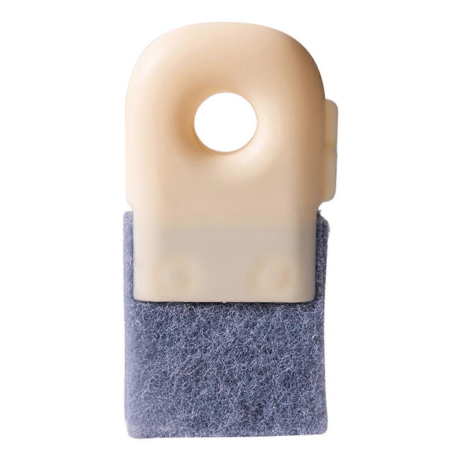 Crevice Cleaning Brush with Hole Comfortable Grip Easy to Clean Reusable Compact Size Portable Window Gap Cleaning Brush Jikaix