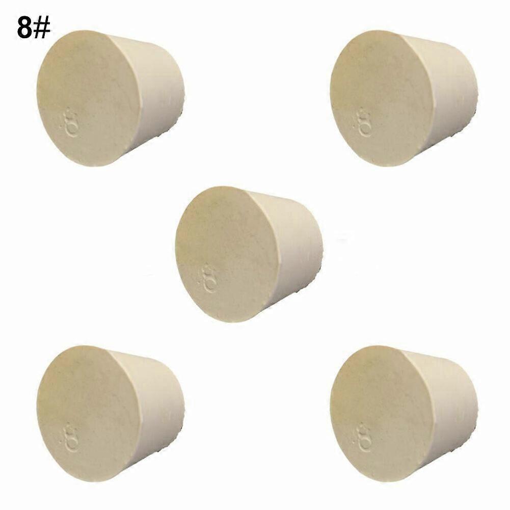 5st Solid Gummiproppar Pluggproppar Laboratorieflaska Rör Förseglat Lock Korkar Mengxi