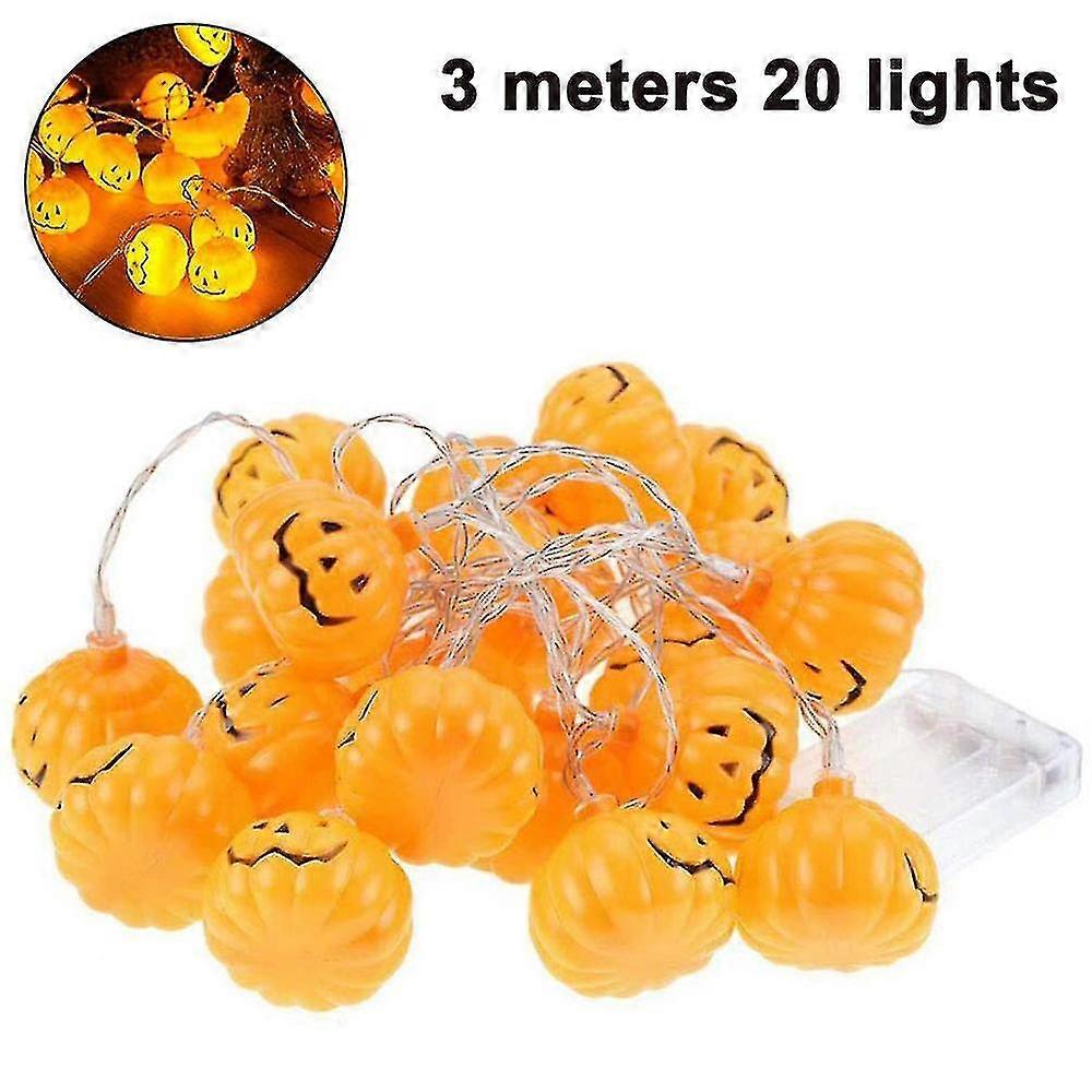 3m Halloween String Light Decoration Battery Powered Pumpkin Shaped