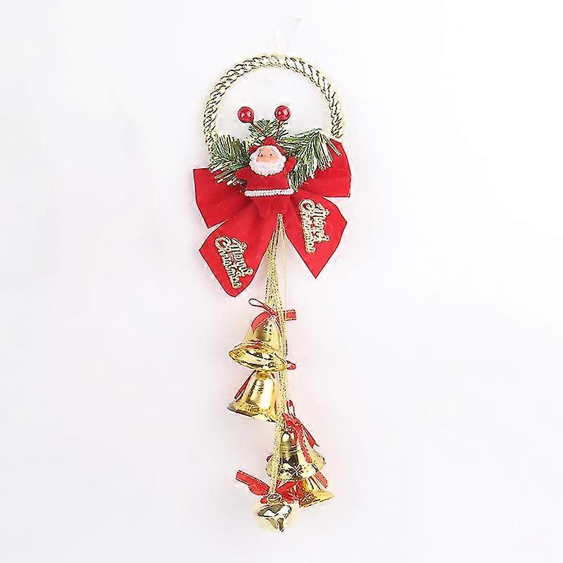 Julklockor Prydnader Röd,guld Julpynt Julgran Klockor Hängen Jul
