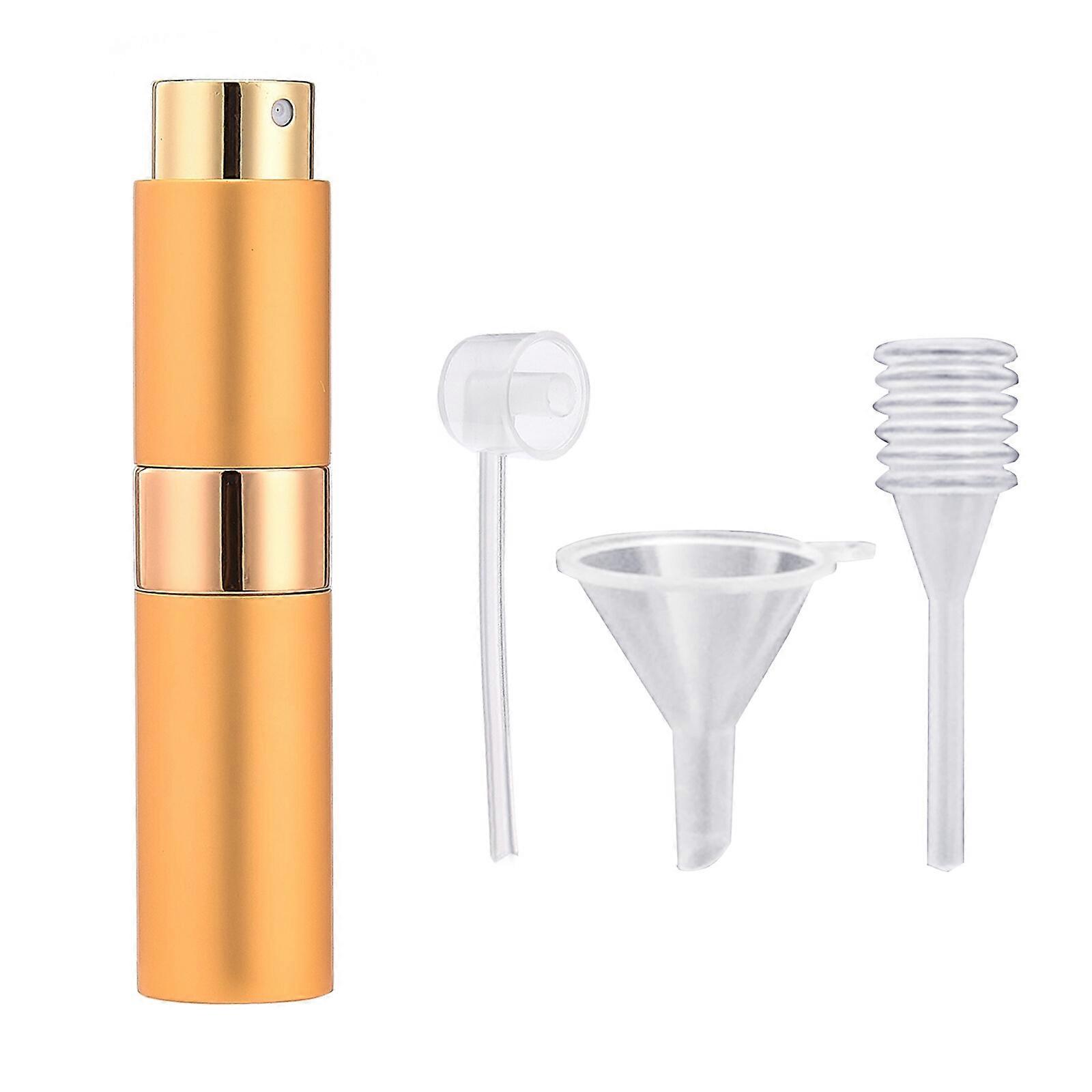 8ml Mini Portable Spray Bottle Atomizer Aluminum Compact Durable 8 Colors Refillable