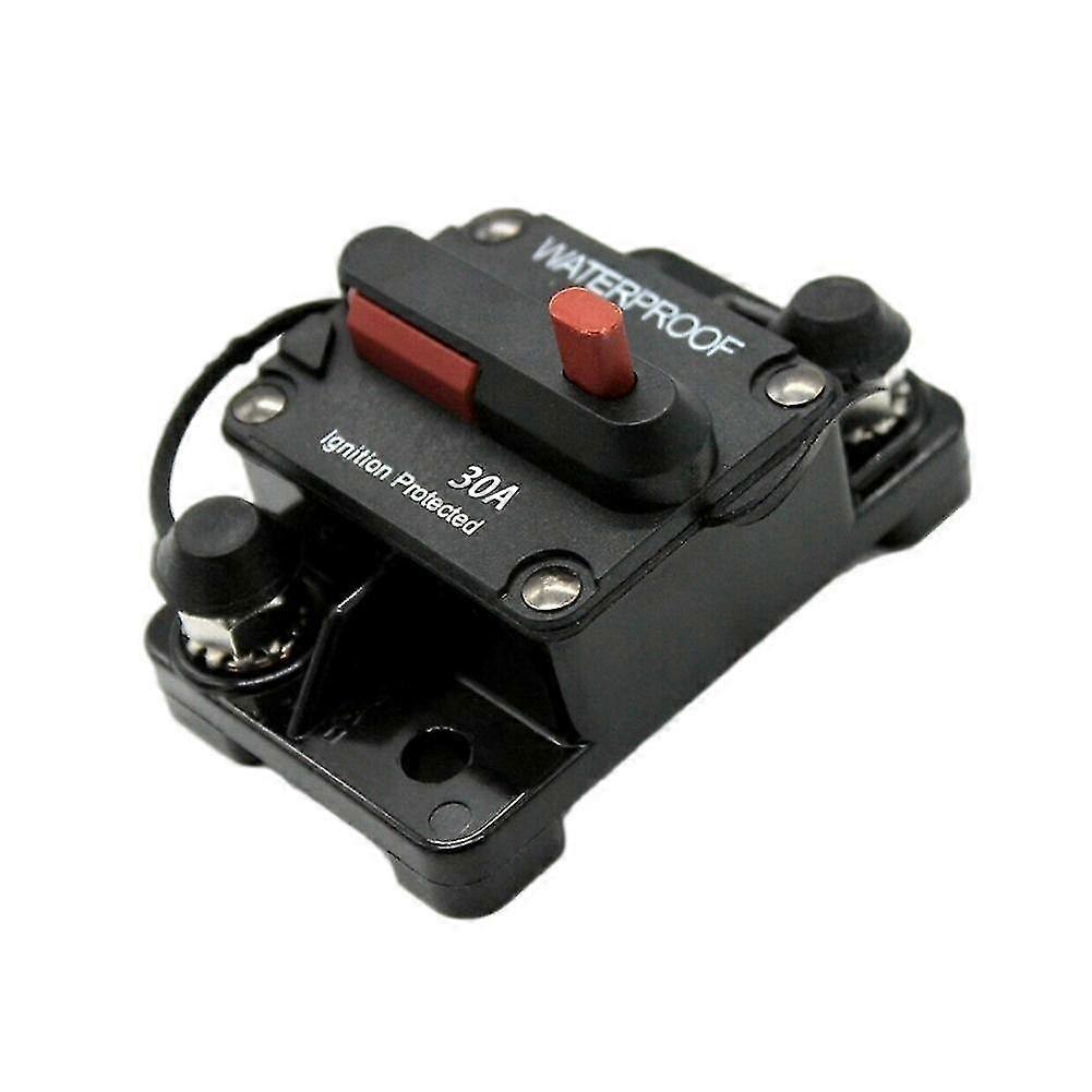30A 40A 50A 60A 70A 80A 100A 120A 150A 200A 250A 300A AMP Circuit Breaker Fuse Reset 12-48V Car Boat Auto Waterproof
