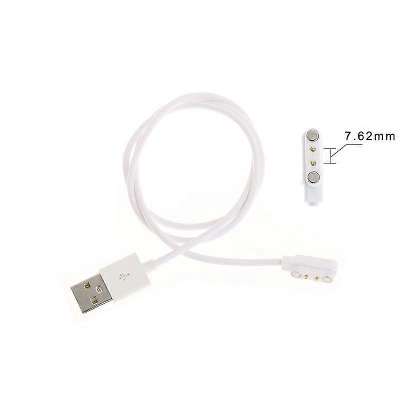 Universal Charging Cable USB Charge Base Smart Watch Charging Wire 2 Pin 7.62mm