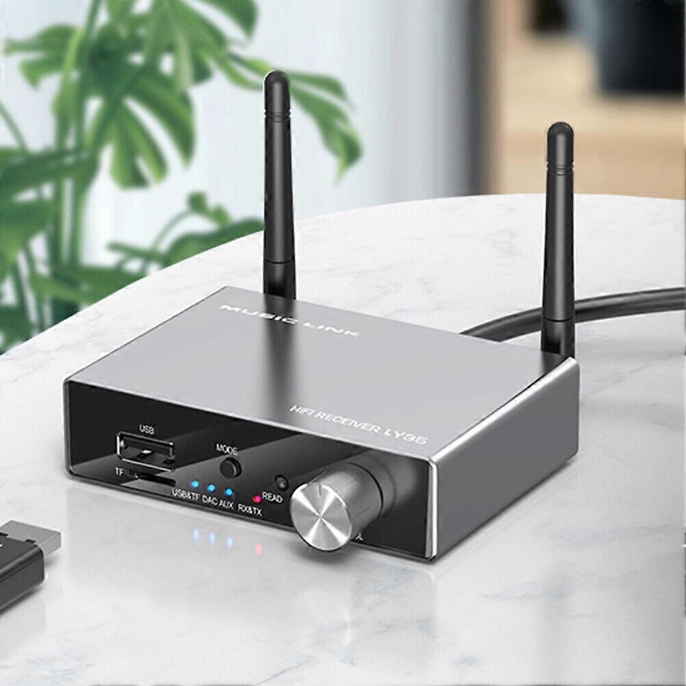 Bluetooth-compatible 5.3 FM Transmitter AUX USB TF Audio Receiver for Phone PS4