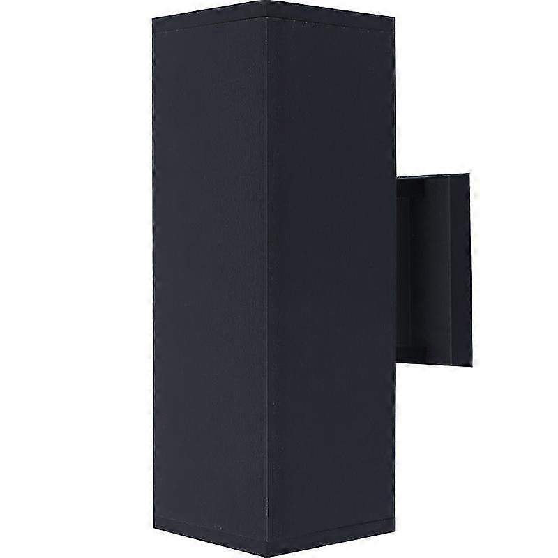 Oświetlenie ścienne na ganku Nowoczesne oświetlenie zewnętrzne Wodoodporne Nierdzewne E27 Matowe czarne