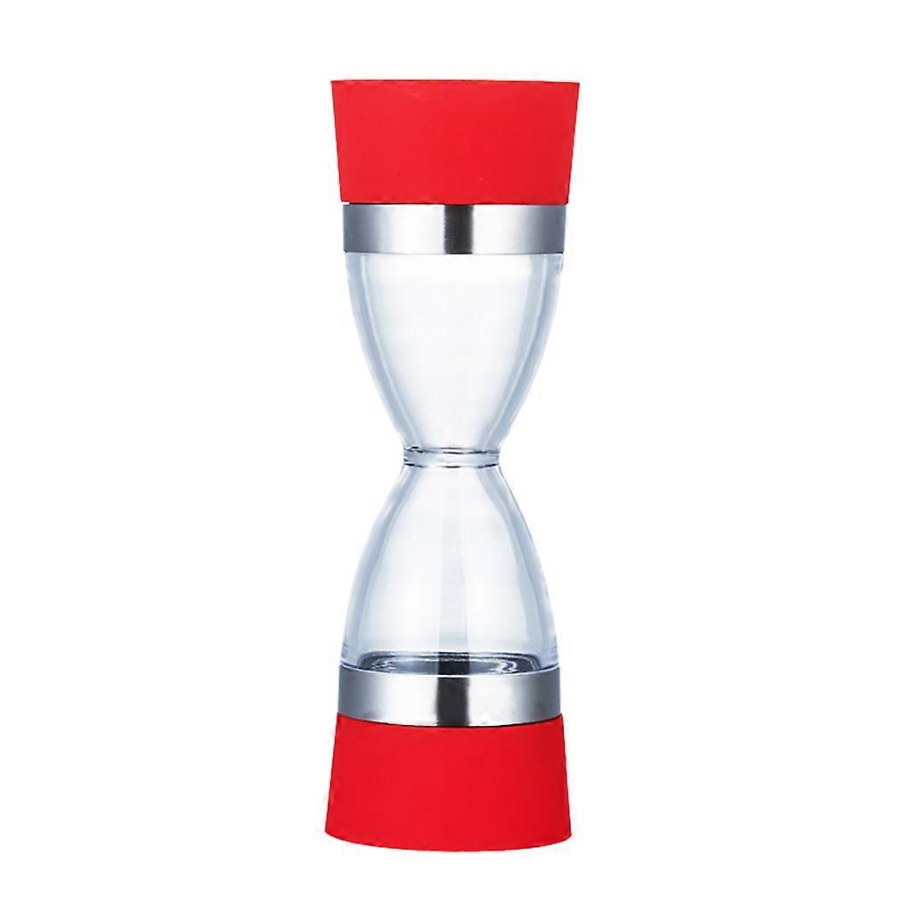  Hourglass Shape Dual Salt Pepper Mill Spice Grinder Pepper Shaker for Kitchen