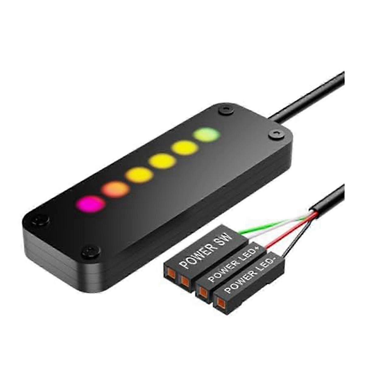 Pc Power Control Touch Sliding Control Pc Power Desktop-Computer Externe Stromversorgung SW Power LED Ein Aus
