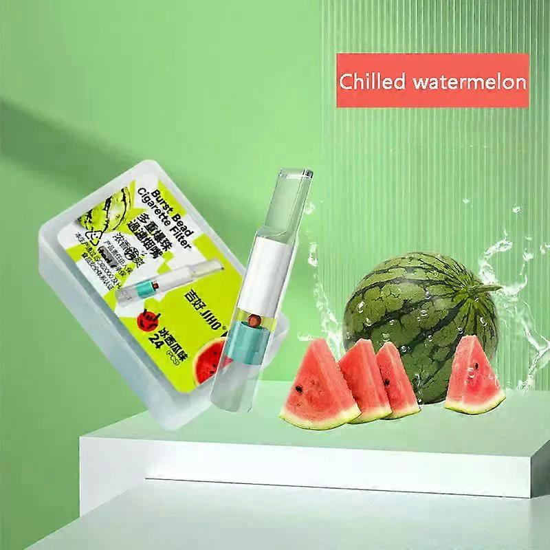 24pcs/pack New Style Filter With Fruit Flavored Pop Beads Inside Portable Tips Accessories Wholesale