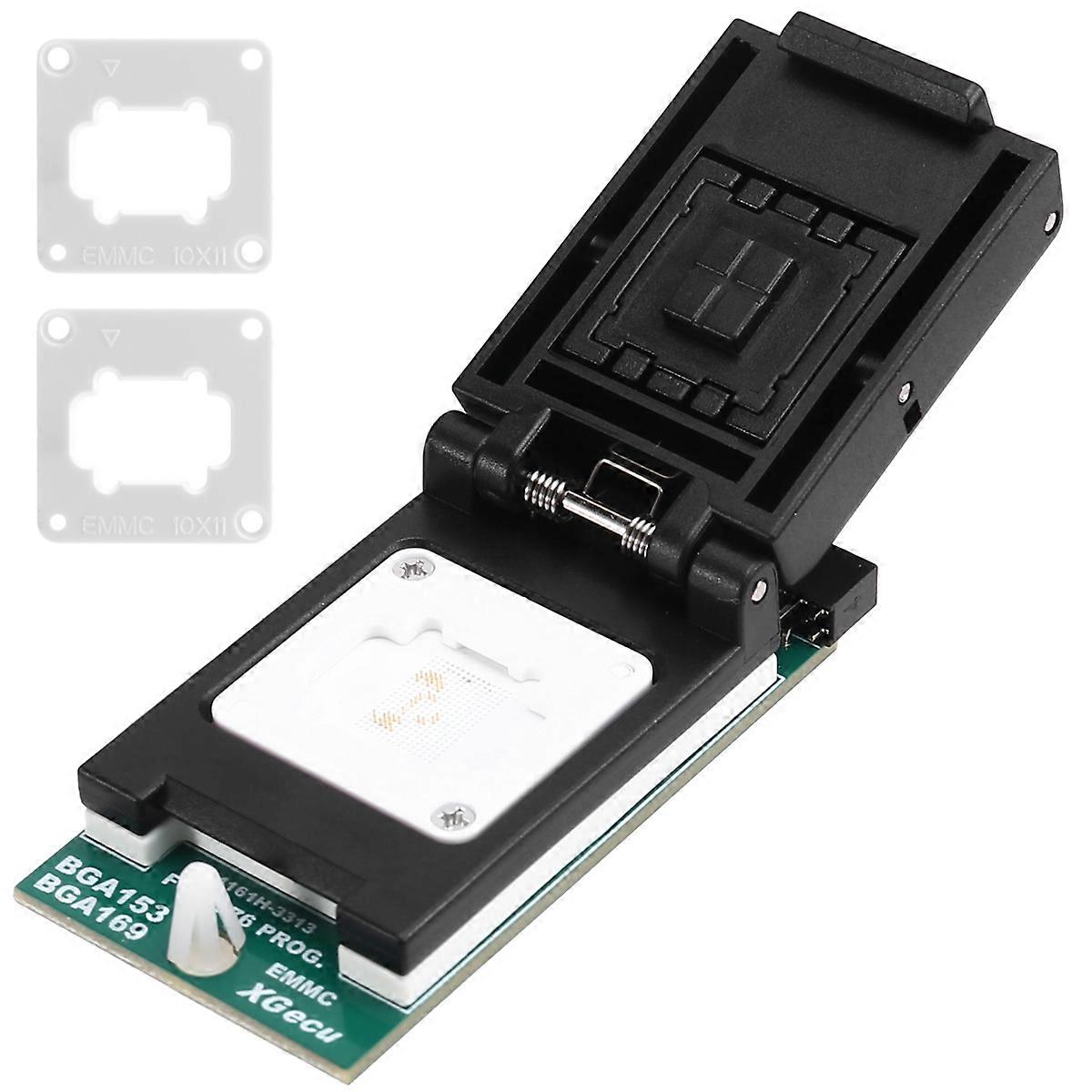 For T76 Programmer Adapter Burning Socket EMMC BGA153/BGA169 V2.0 Dual- Probe Holder