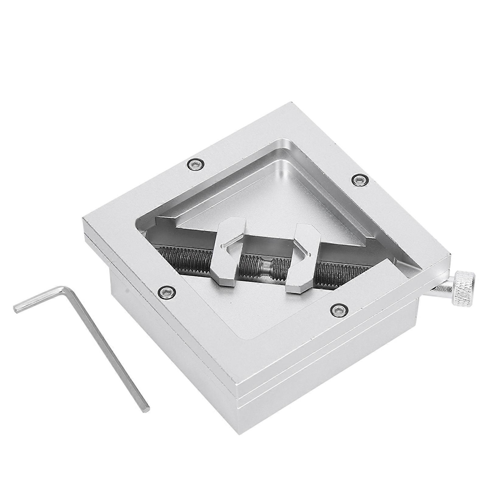 MechKit BGA Reballing Stencil BGA Reballing Station, Universal Stencil Solder Aluminum Alloy Rework Kit, HT90, 90x90 mm, Includes BGA Stencil