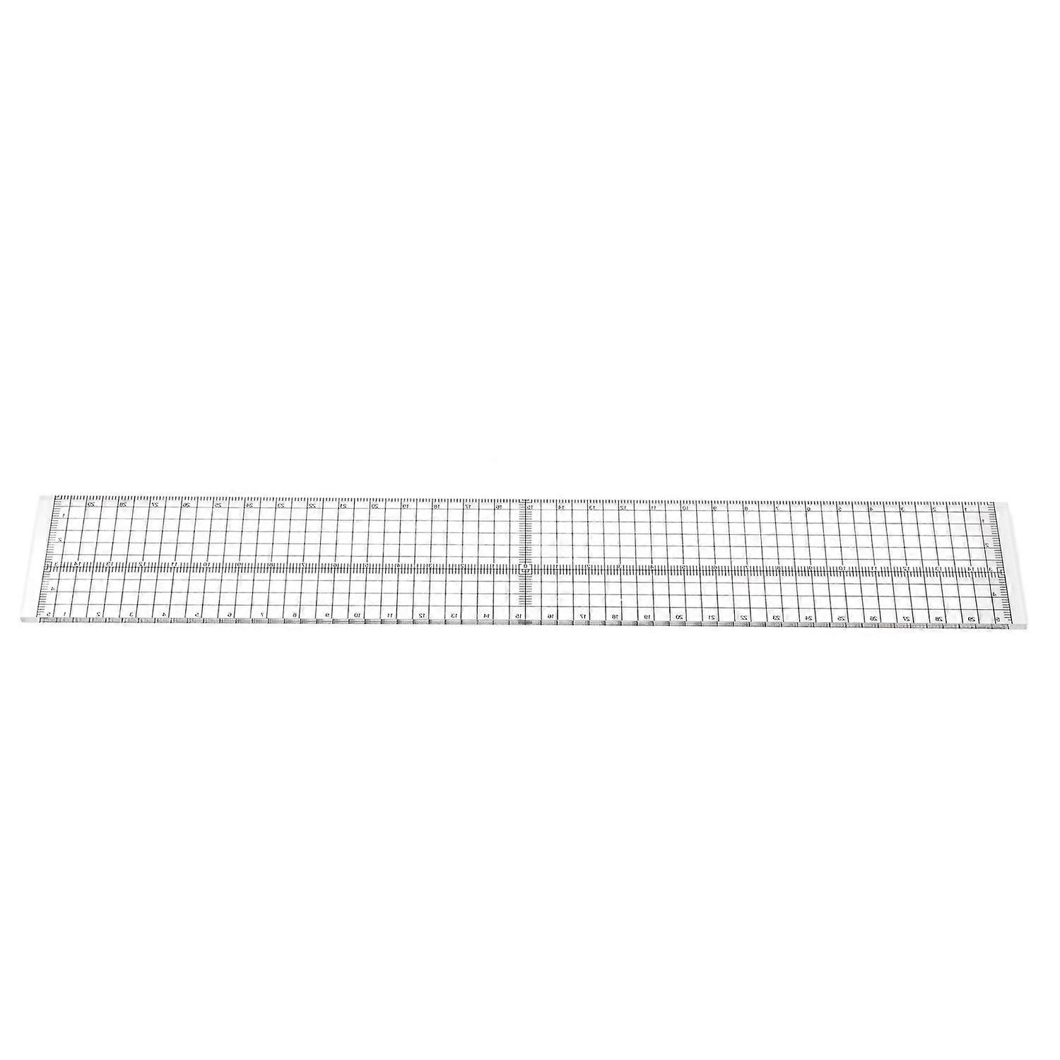 Sewing Ruler Clear Scale Transparent Durable Acrylic Highly Accurate Flexible Wide Application Clear