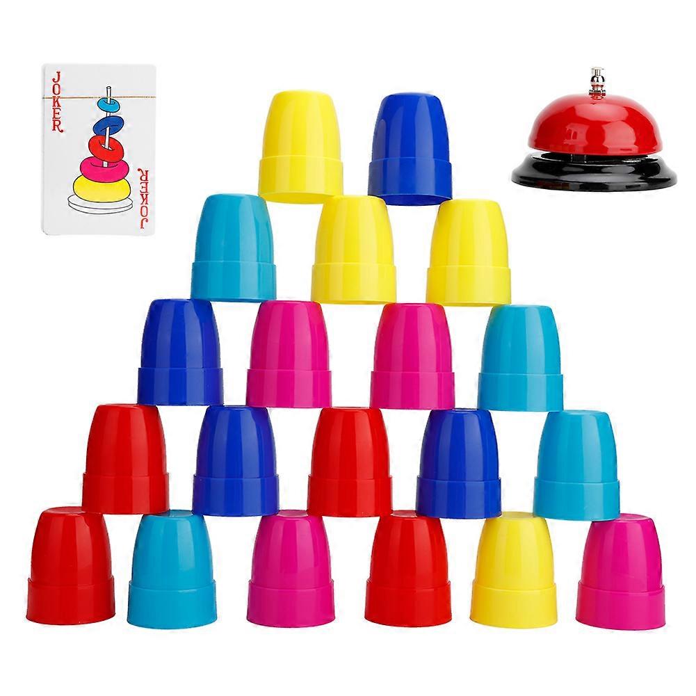 20pcs/set Fast Speed Stacked Cups Game Hand Quick Training Party Playing Toy
