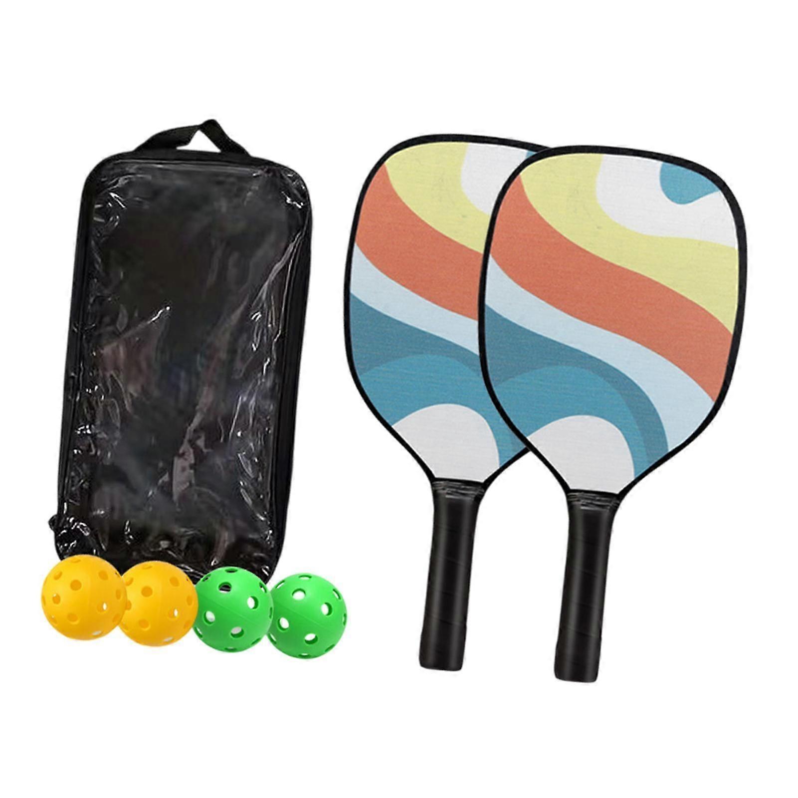 Pickleball Kürekler Seti Pickleball Raketler Kaymaz Saplı Turşu Topu Kürekler Stil A