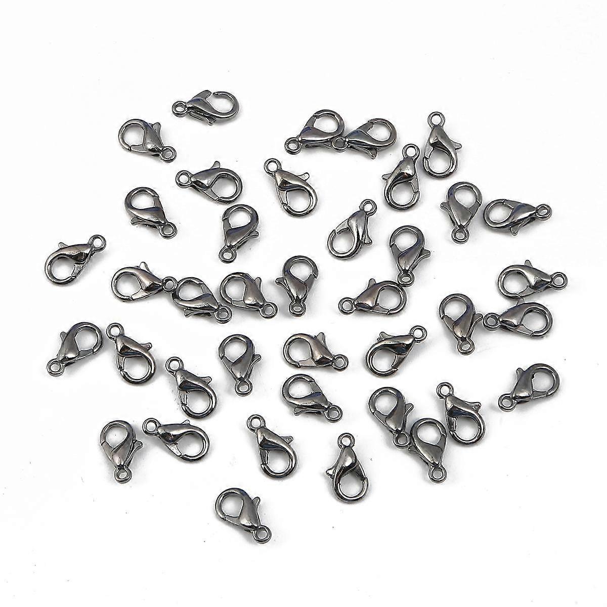 10-100Pcs Alloy Lobster Clasps Hooks Chain For Bracelet Necklace Connectors DIY Jewelry Making Findings Supplies