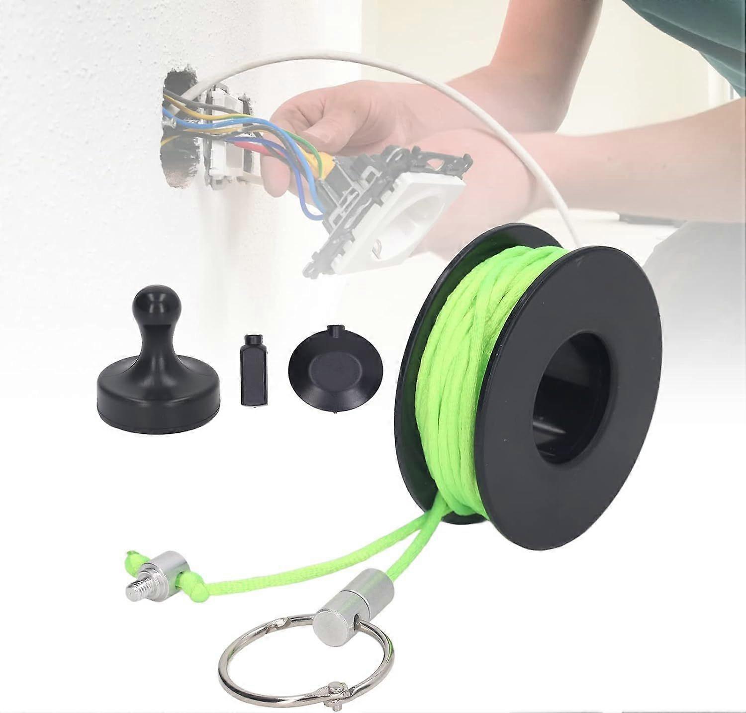 Magnetic Wire Puller Nylon Wire Routing Magnet Tool Wall Electric Cable Navigation System
