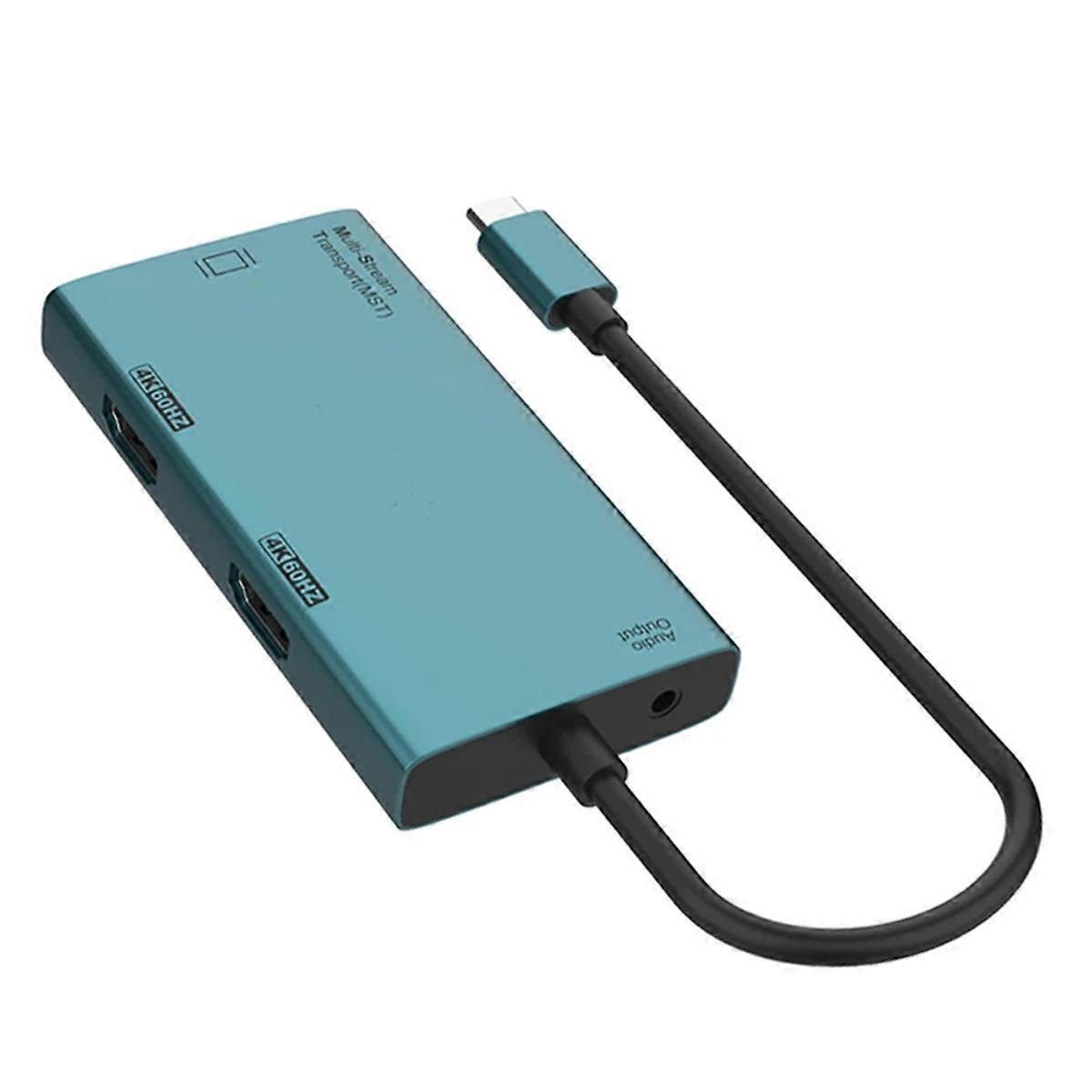 Game Video Capture Dongle USB-C Dock Station Expansion Screen USB to VGA Converter USB-C to -Compat