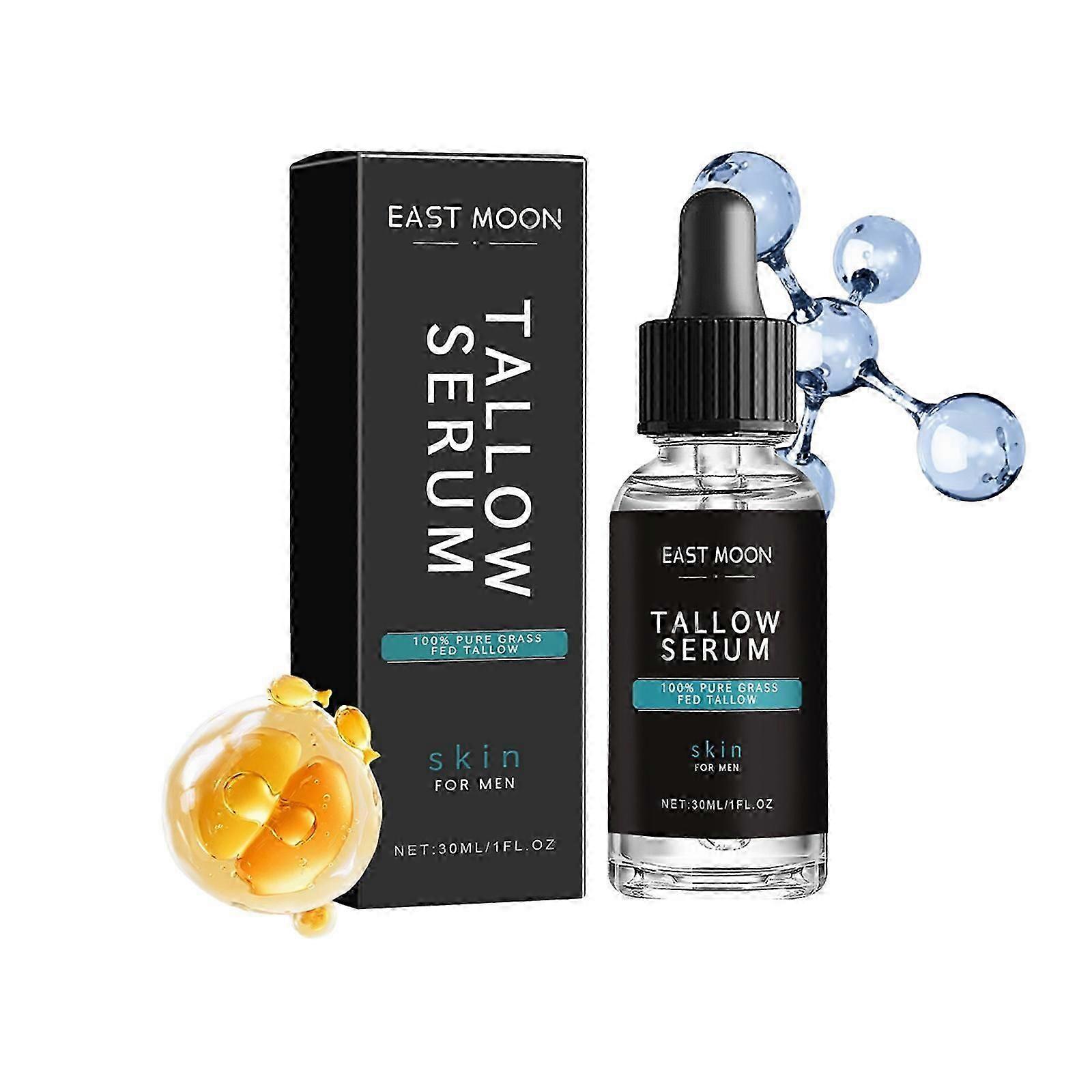 East Moon Men's Anti-Wrinkle Essence Αντιρυτιδική Συσφικτική Επιδερμίδα Νεανική Ελαστική Ενυδατική Διάφανη Ουσία -