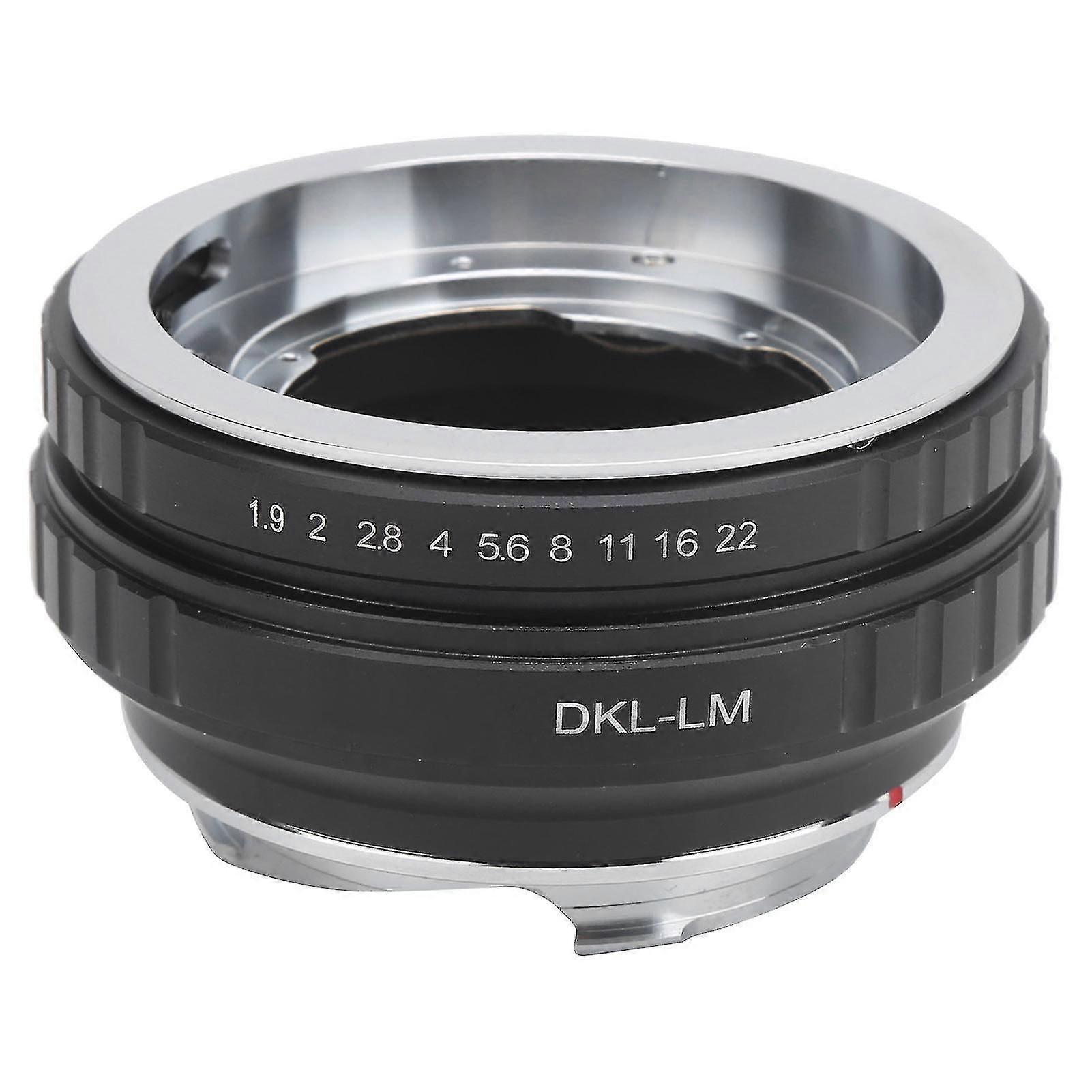 Newyi Dkllm Lens Adapter Ring For Dkl Mount Lens To Fit For Leica Lm Mount Camera Body