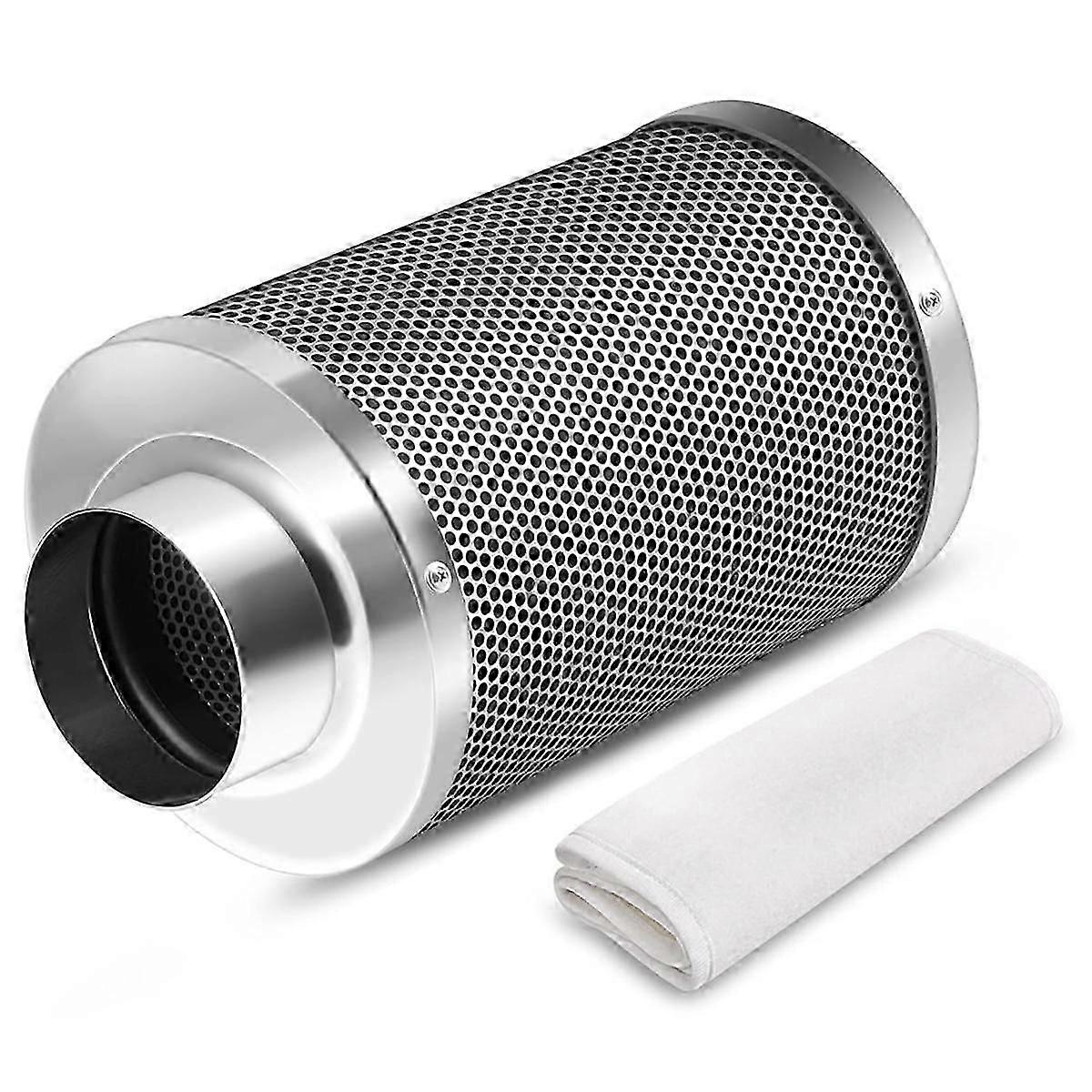 Squisito filtro a carbone d'aria da 4 pollici purificatore d'aria a carbone Kit tenda da coltivazione Ventilazione per il controllo degli odori