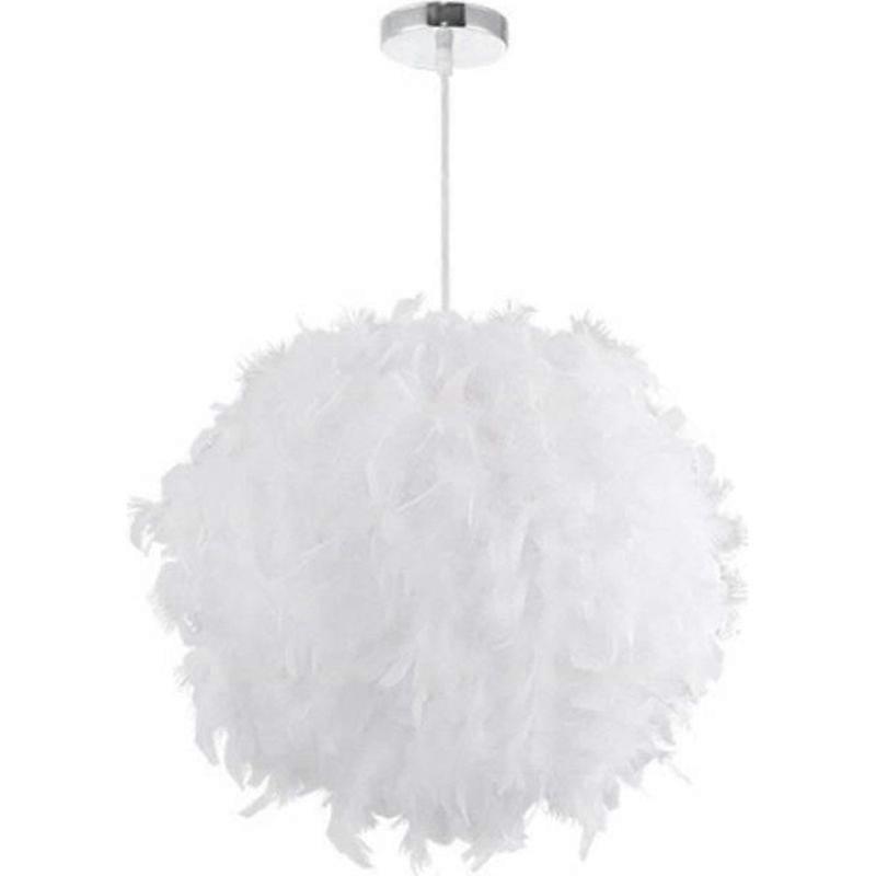 White Feather Suspension - SMALL CRAYFISH - 3040 cm - E27 - Office - Outdoor