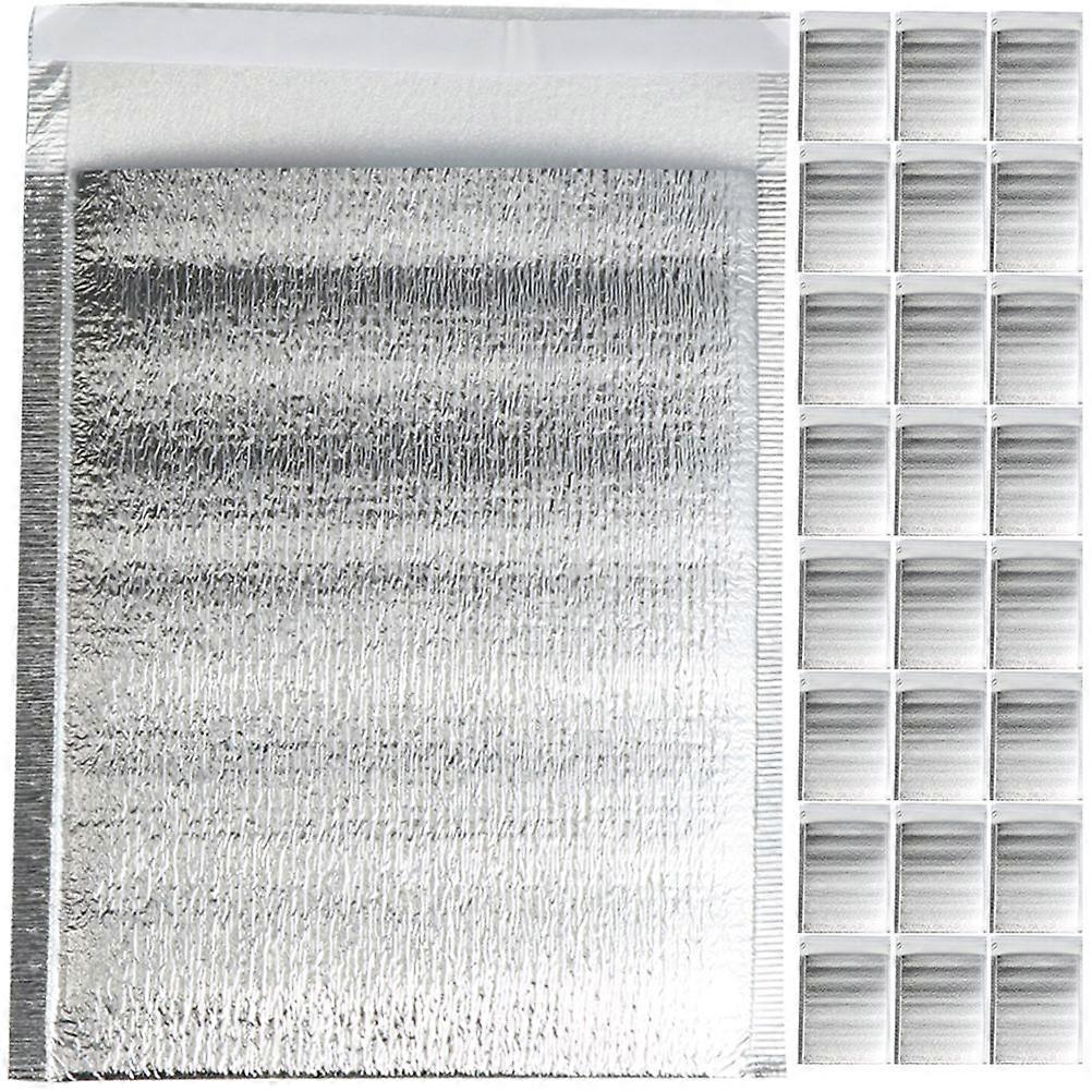 100stk isoleringsposer tykkere aluminiumsfolie isoleret taske isolering foring isoleringspakke poser