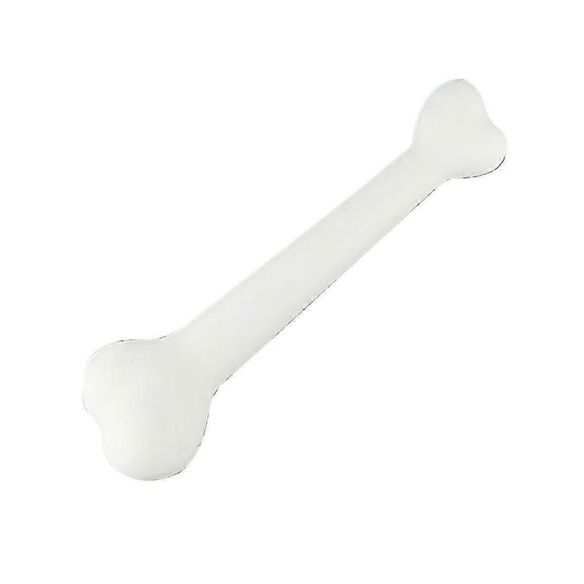 Halloween Props Simulative Human Skeleton Plastic Bones Model Dog Bones Toy False Bones (White)