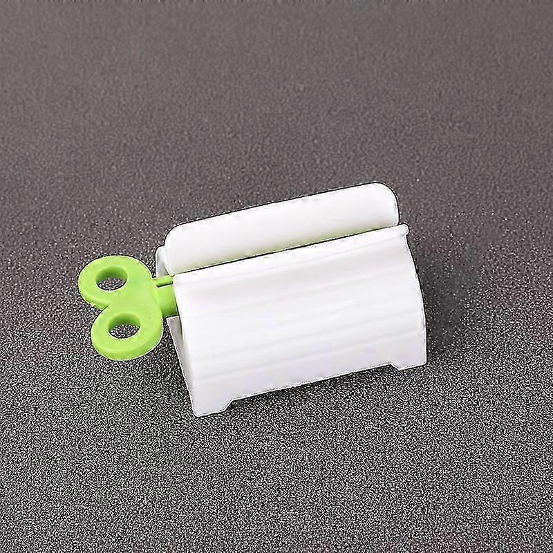 3pcs red manual toothpaste clip, facial cleanser dispenser, toothpaste holder