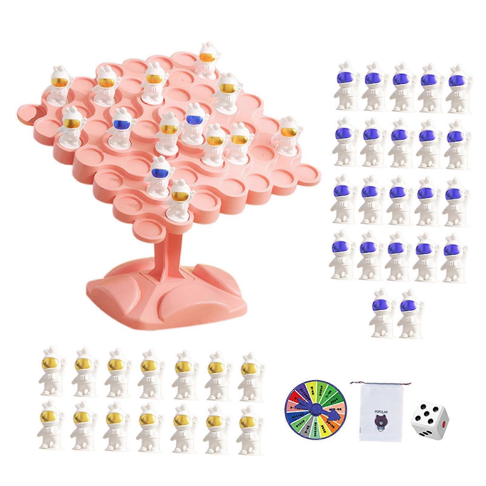 キッズバランスツリーゲーム誕生日ギフトインタラクティブゲーム大人の女の子男の子50個の人形