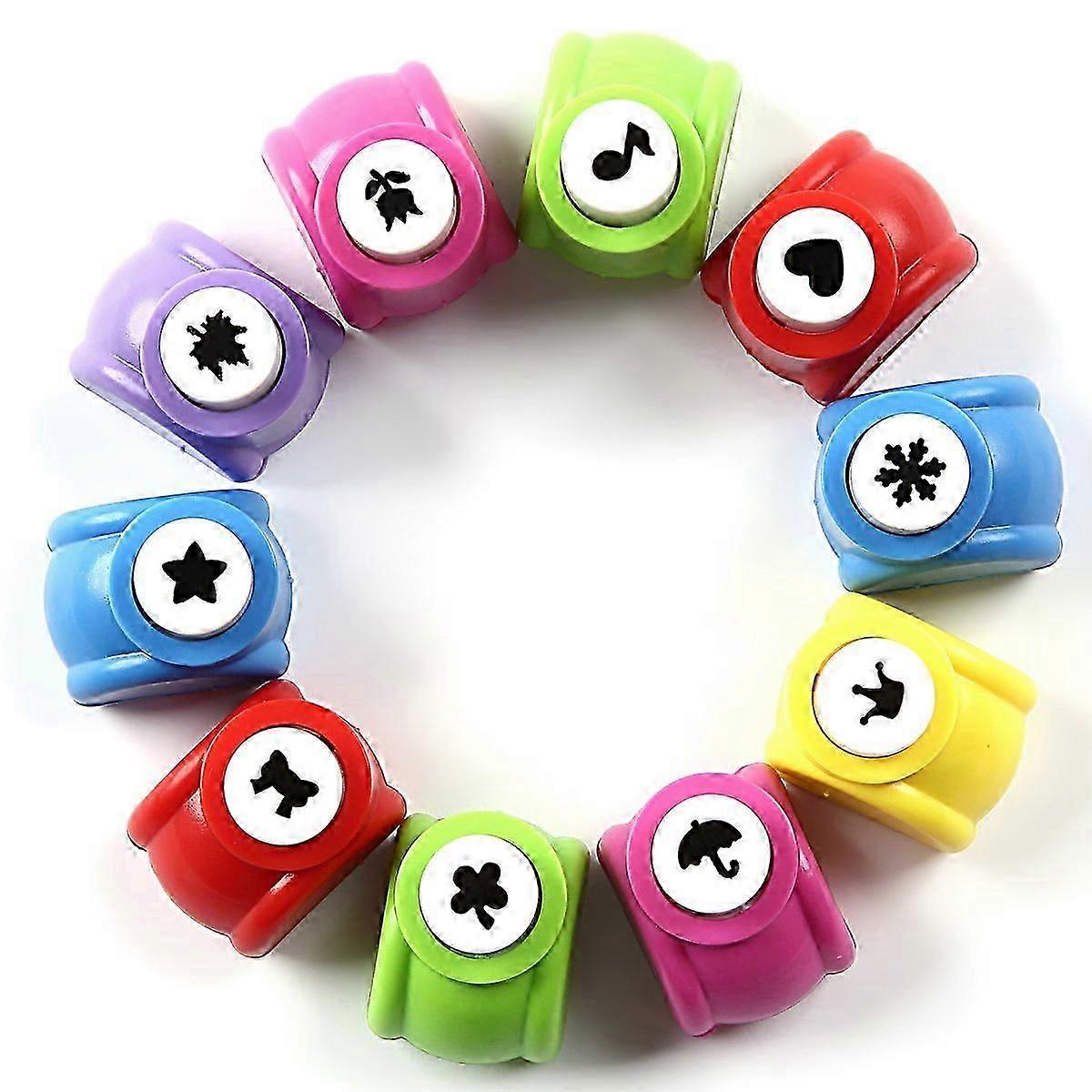 Paper Punch Scrapbook Punches Set Of 10 Paper Punch Handmade Hole Puncher Hand Press Shapes Craft Printing Shaper Puncher , Christmas Tree