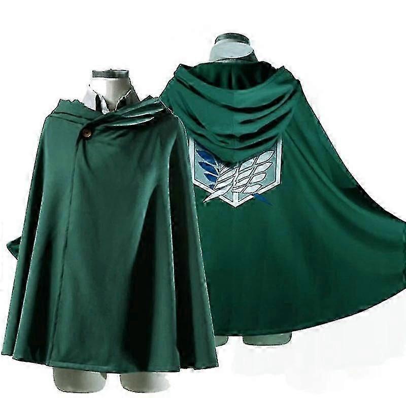 Anime Attack On Titan Cloak Shingeki No Kyojin Scouting Legion Aren / Levi Capes Cosplay Costume
