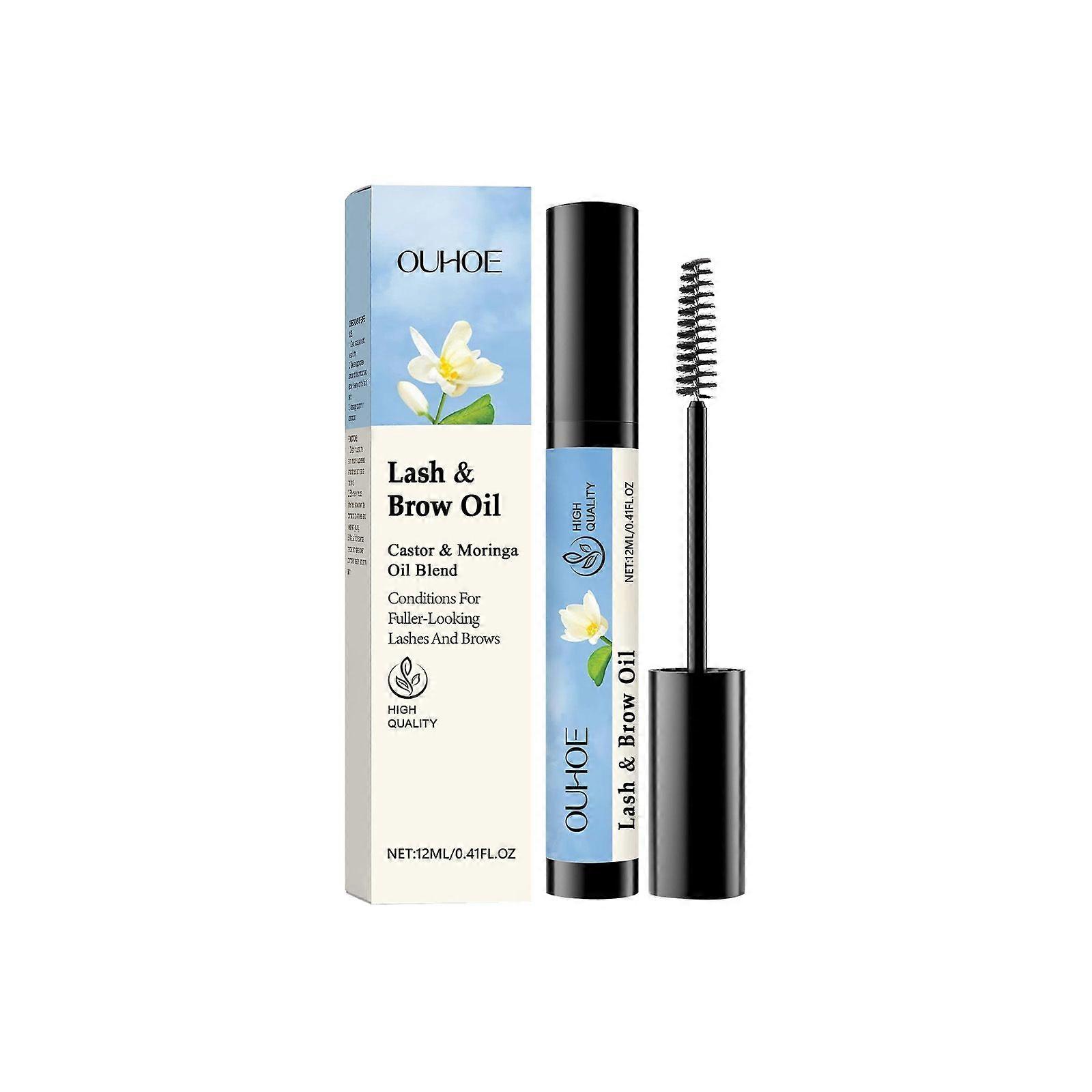 Ouhoe Eyelash Eyelash Eyebrow Care Natural Makeup Holding Black Beautiful Curling Not Easy To Simmy Eyelash