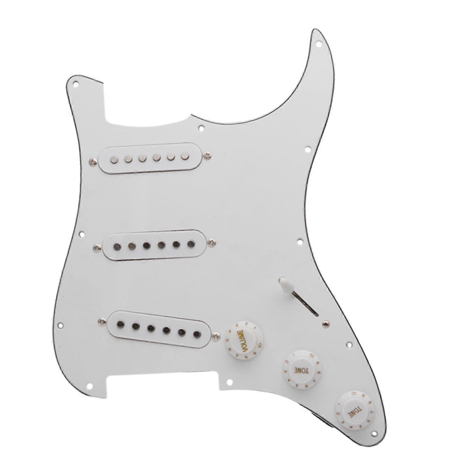 Gitarový pickguard, predpripravený nabitý pickguard, kovový profesionálny retro prenosný