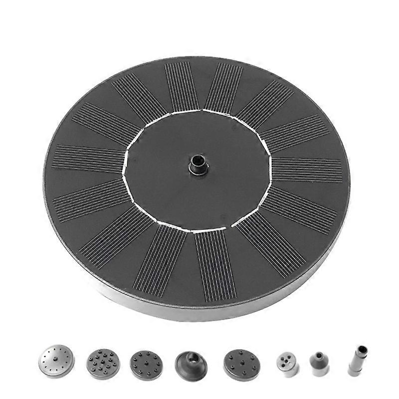 160mm Mini Solar Water Fountain Pool Pond Waterfall Garden Decoration