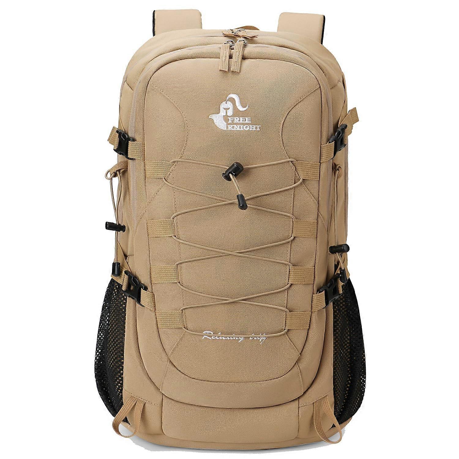 Backpack for Climbing 40L Waterproof Hiking Backpack with Adjustable Straps and Multiple Pockets in Black