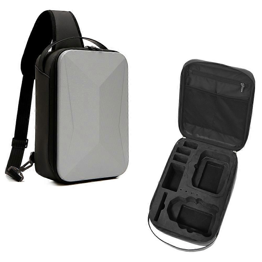 For DJI Mini 4 Pro Drone BKANO Hard Shell Chest Bag Shoulder Bag