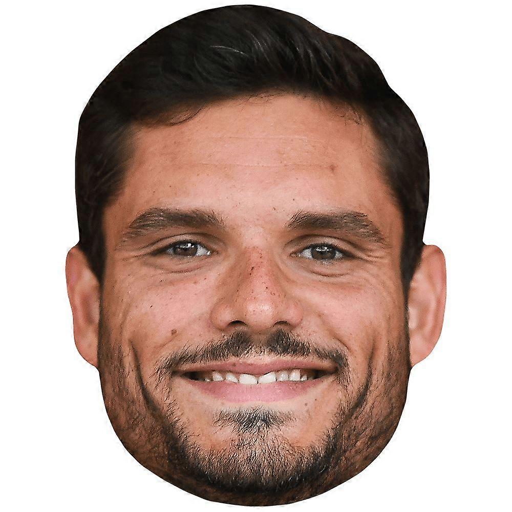 Florent Manaudou (Beard) Celebrity Mask, Flat Card Face