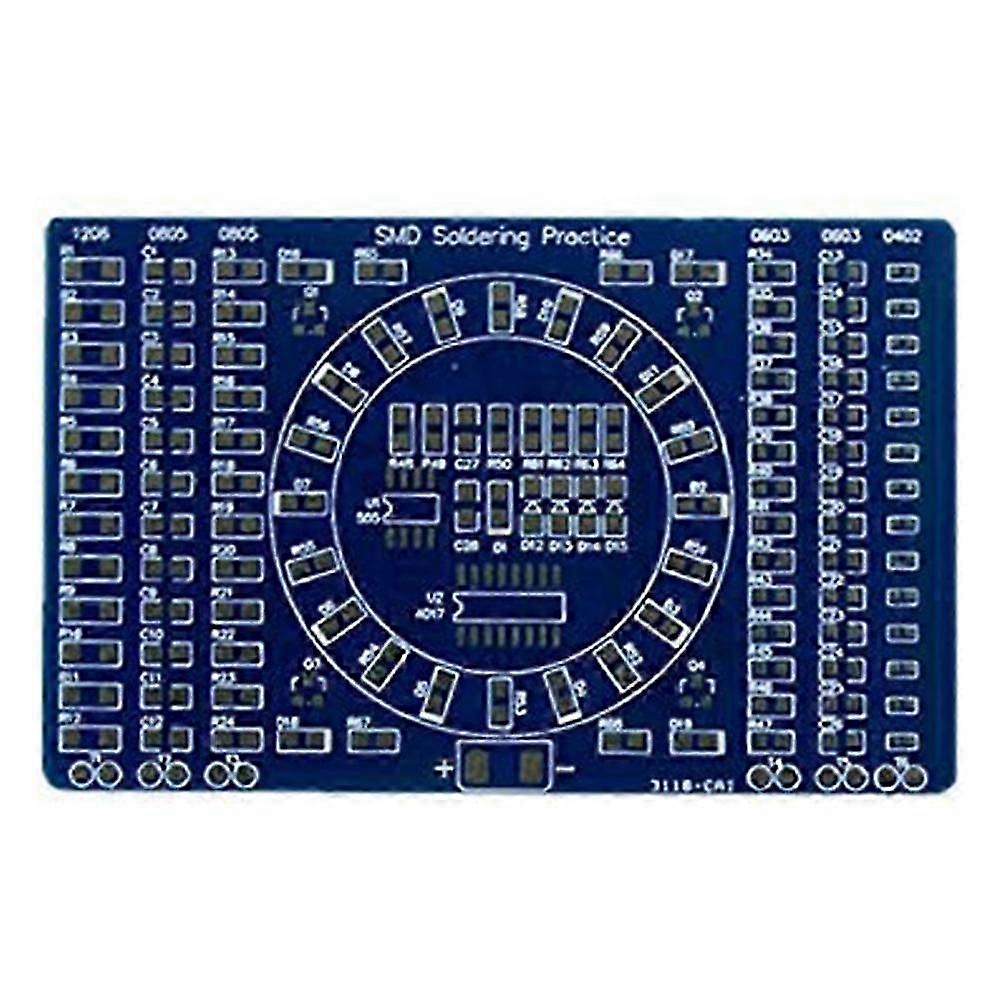 Rotating LED SMD NE555 Soldering Practice Board DIY Kit Fanny Skill Training DIY Kit Electronic PCB
