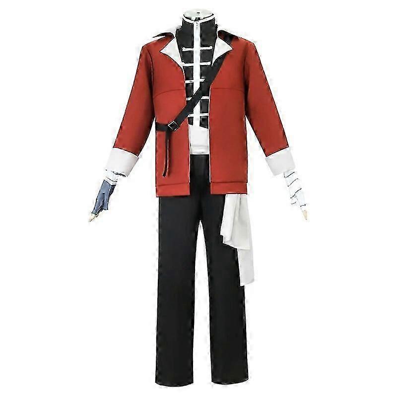 Anime Frieren Cenazede Stark Cosplay Kostüm Stark Ceket Pantolon Üniformalar Set Stark Peruk-İyi