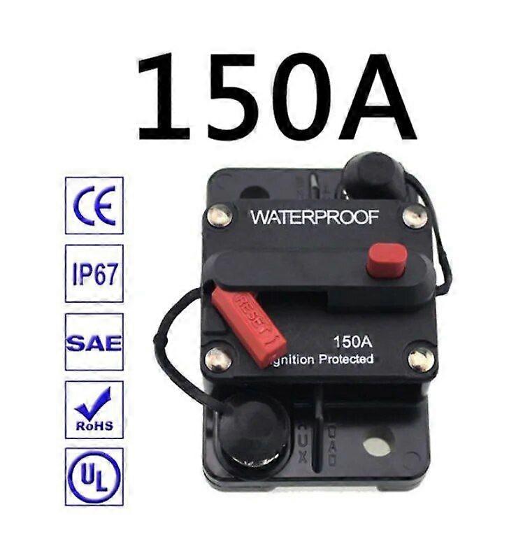 30A - 300A Auto yacht RV Circuit Breaker Fuse Reset 12-48V automatic recoverable circuit breaker fuse holder circuit protector