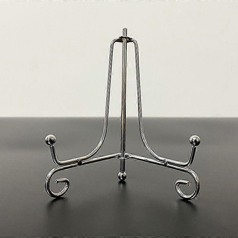 Plate Display Stand - Silver Plated - 8"